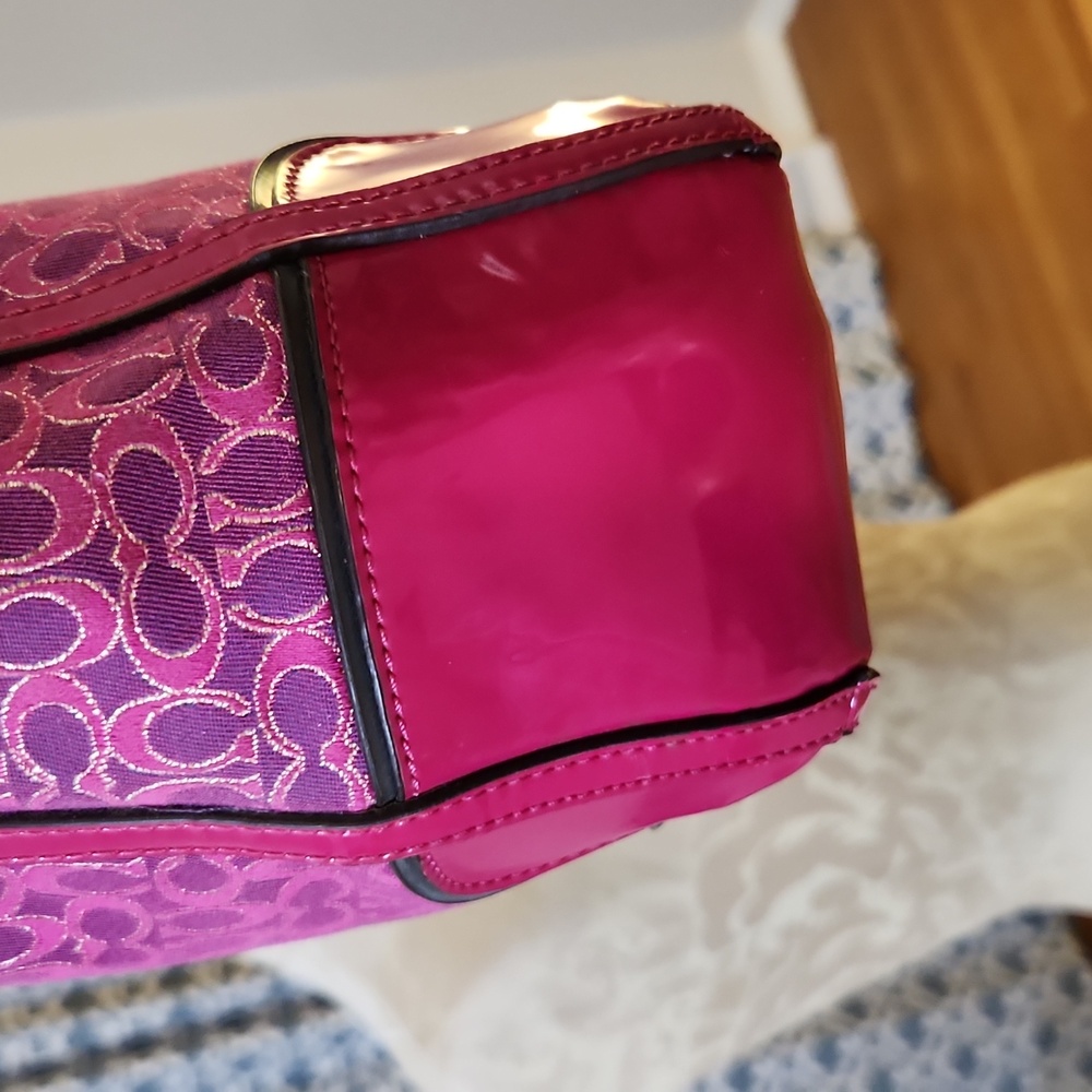 Coach Poppy Metallic Signature - Picture 13 of 15